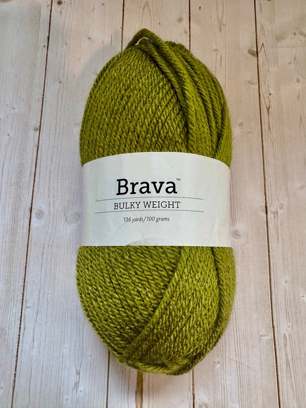 Knit Picks Brava Bulky Yarn - Avocado (1 Skein)